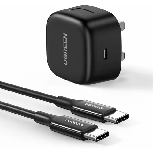 Ugreen USB-C 25W PD Charger With C-C 2M USB Cable UK - 50577