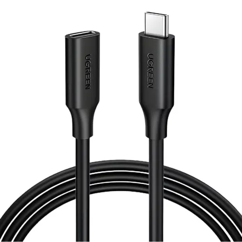 UGREEN USB-C Extension Cable Gen 2 – 1m (5A, Black)