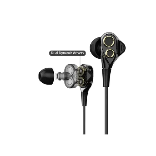 UiiSii BA-T8 Dual Dynamic Drivers Earphone