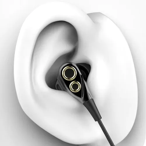 UiiSii BA-T8 Dual Dynamic Drivers Earphone