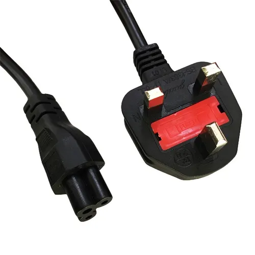 UK 3 Pin Power Cord Cable with Fuse