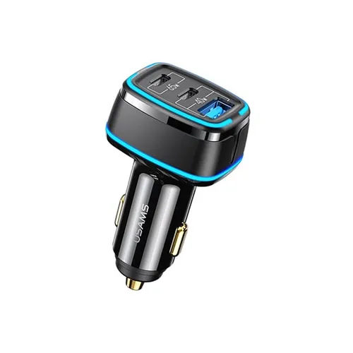 USAMS 105W 3 Ports Fast Car Charger