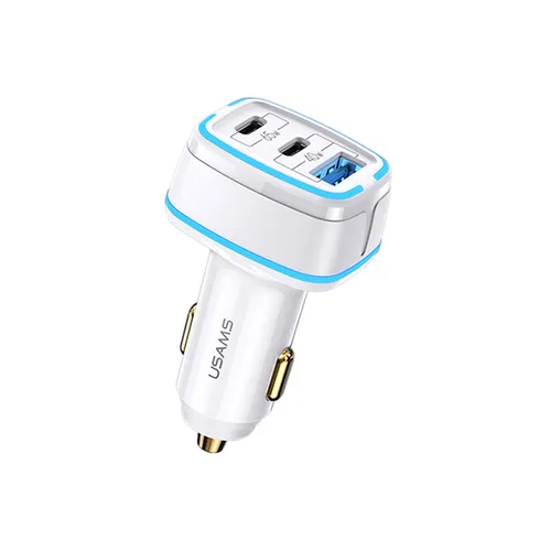 USAMS 105W 3 Ports Fast Car Charger