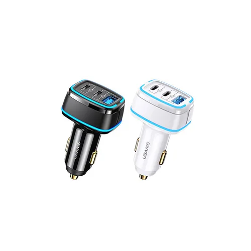 USAMS US-CC141 105W 3-Port Fast Car Charger