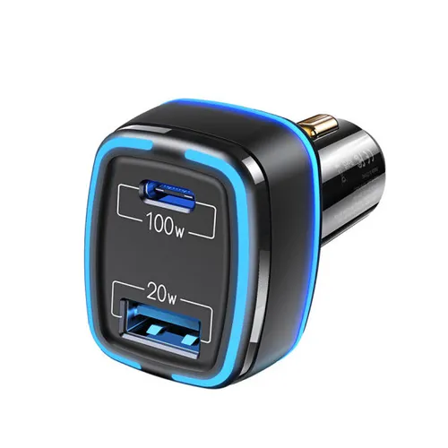 USAMS 120W Dual Ports Fast Car Charger