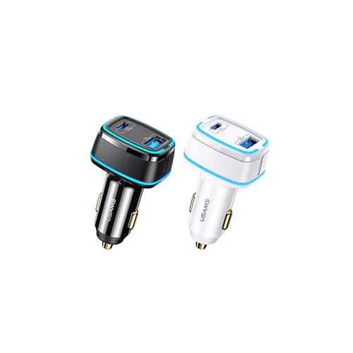 USAMS 120W Dual Ports Fast Car Charger US-CC142