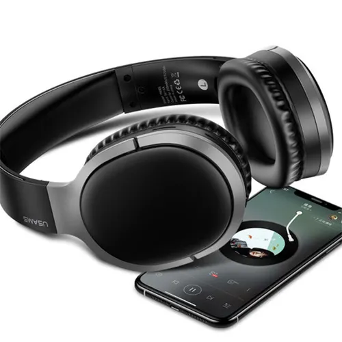 USAMS 3D Stereo Wireless Bluetooth 4.2 Over-Ear Headphone