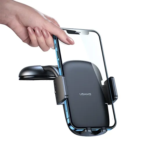 USAMS Car Center Console Retractable Phone Holder