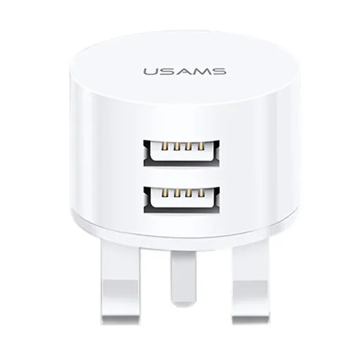 USAMS Dual Round Travel Charger US-CC081