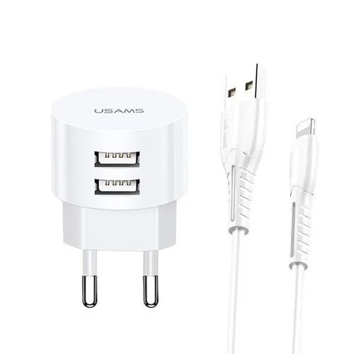 Usams Send-Tu Series Travel Charger Kit Lightning (T20)