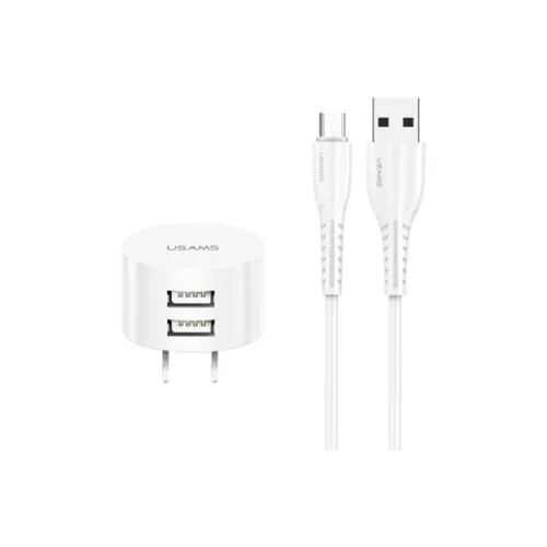 USAMS U Star Series Dual USB Lightning Travel Charging Set