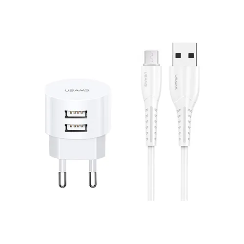 USAMS U Star Series Micro Dual USB Travel Charging Set