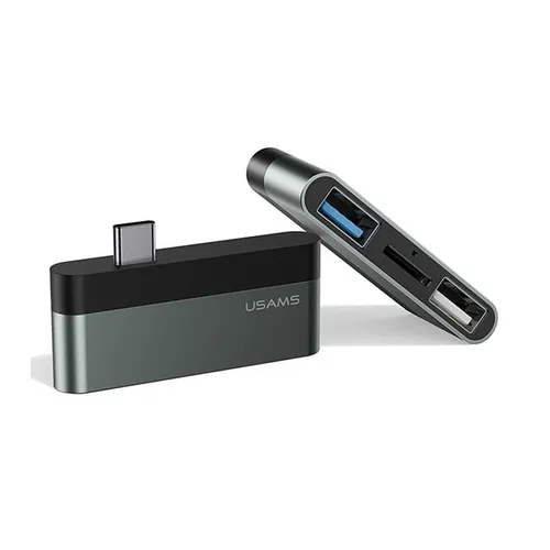USAMS US-SJ463 USB + TF Card Slot Type-C Mini Hub