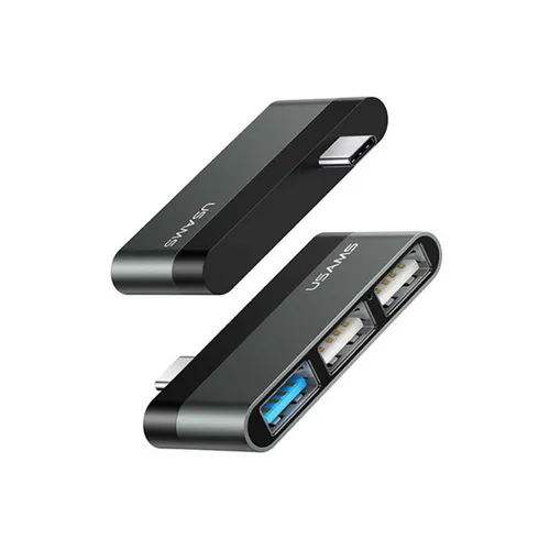 USAMS US-SJ463 USB + TF Card Slot Type-C Mini Hub