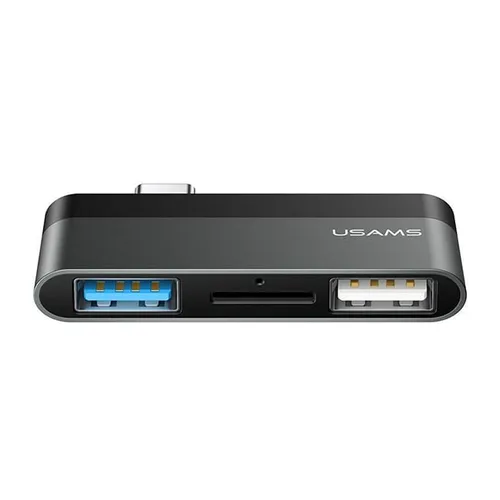 USAMS US-SJ463 USB + TF Card Slot Type-C Mini Hub