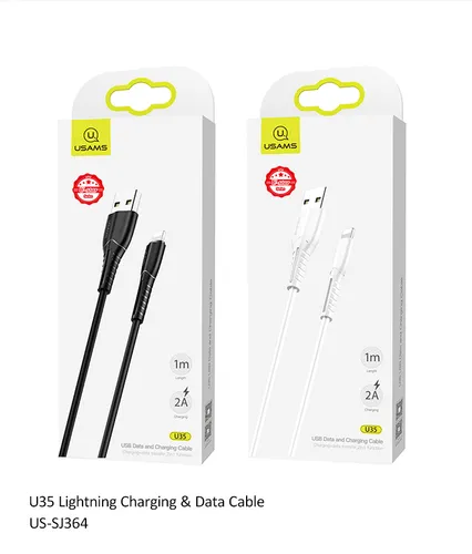 USAMS USB Data And Charging Cable USB To Lightning 1M