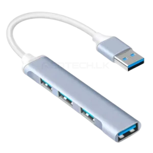 USB 3.0 Hub For Notebook – USB 3.0 4 Port – Aluminium