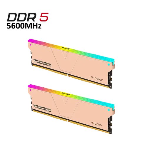 V-COLOR GOLDEN ARMIS  DDR5 32GB 5600MHZ RGB DESKTOP(3y)