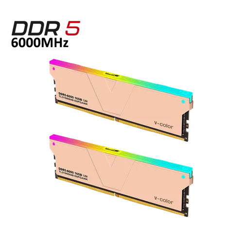 V-COLOR GOLDEN ARMIS DDR5 32GB 6000MHZ RGB DESKTOP(3y)