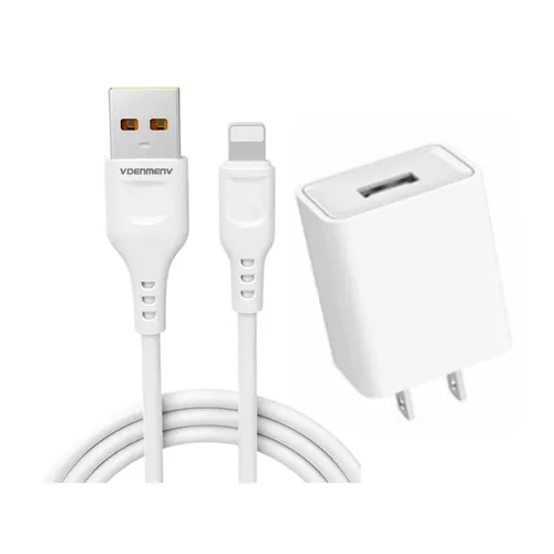 Vdenmenv DC01ML 2 Pin 2 in 1 Lightning Charger