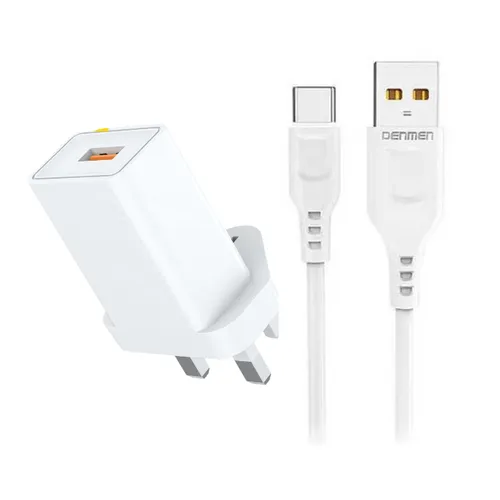 Vdenmenv DC01YT 3 Pin 2 in 1 Type C Charger