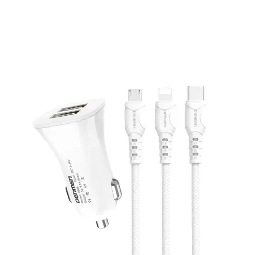 Vdenmenv DZ06E 3 In 1 Car Charger