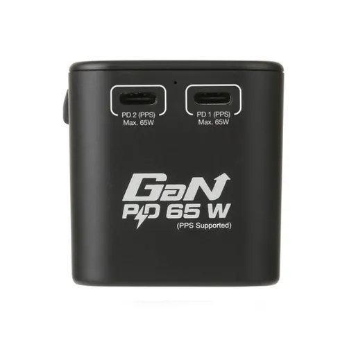 Verbatim 65W 3 Port PD 3.0 & QC 3.0 GaN Universal Travel Adaptor