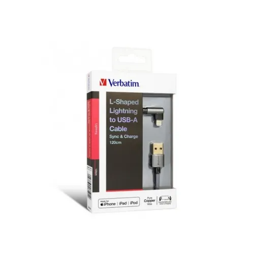 Verbatim L-Shaped 1.2M USB Lightning Cable