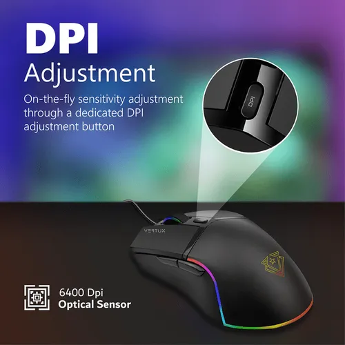 Vertex Argon – Lag-Free Optimum Performance Gaming Mouse