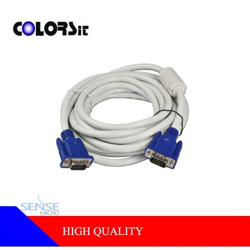 VGA CABLE - COLORSIT 5M MALE TO MALE (6m)