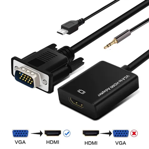 VGA to HDMI Adapter With Audio
