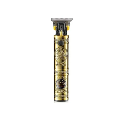 VGR V-097 Professional Hair Trimmer Stainless Steel Blades LED Display USB Charging with Turbo mode 3 Guide Combs for Smooth Cutting