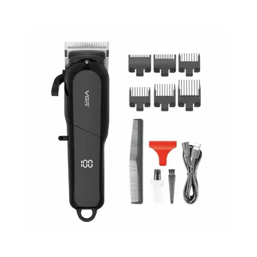 VGR V-118 Professional Hair Clipper with LED Display Trimmer