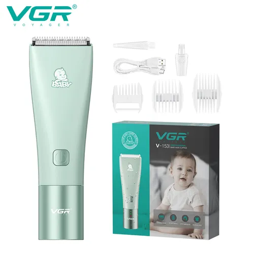 VGR V-153 Low Noise Professional Ceramic Blades Baby Hair Trimmer for Kids