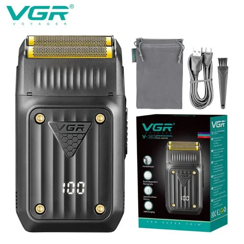 VGR V-363 Electric Foil Shaver Men Cordless Rechargeable Trimmer