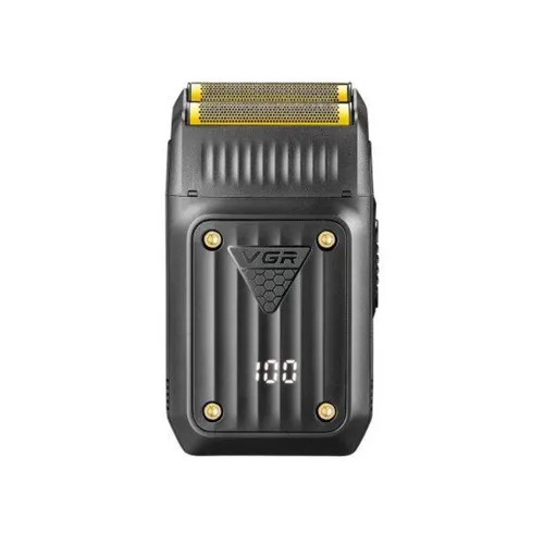 VGR V-363 Professional Foil Shaver for Bald Heads & Sensitive Skin Dual Floating Foils USB Rechargeable LED Display Travel-Friendly with Accessories