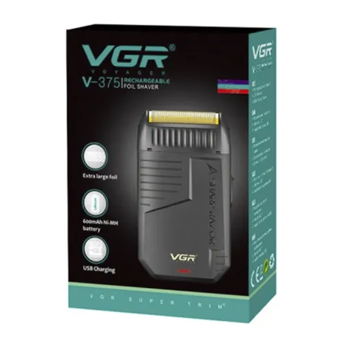 VGR V-375 2-in-1 Electric Shaver and Sideburns