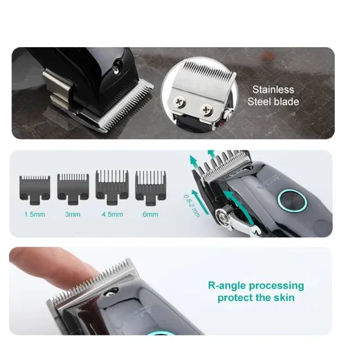 VGR V-969 Professional Hair Clipper Cordless &amp; Corded Operation for Precision Cutting and Grooming