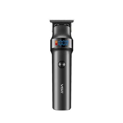 VGR V-987 Professional Hair Trimmer for Men Precision Ceramic Blade Turbo Function Rechargeable Cordless Beard &amp; Hair Clipper with LED Display