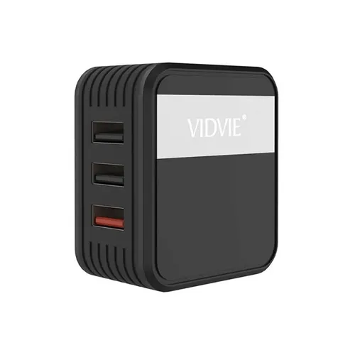 Vidvie 2.4A 3 USB Travel Charger (PLM305Q)