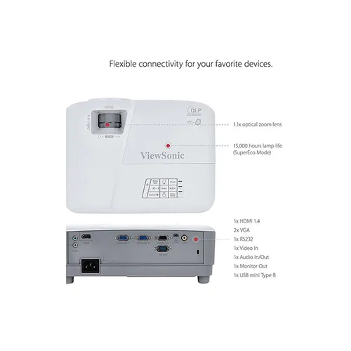 ViewSonic PA-503XP 3800 ANSI Lumens XGA Projector