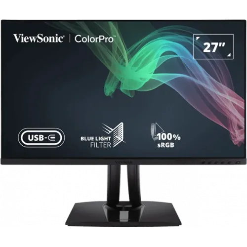 Viewsonic VP2756-2K 27" 2K QHD Pantone Validated 100% sRGB Factory Pre-Calibrated Monitor with 60W USB-C