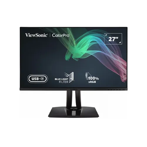 ViewSonic VP2756-2K 27-inch 2K QHD Pantone Validated sRGB &amp; Factory Pre-Calibrated Professional Monitor with 60W USB-C
