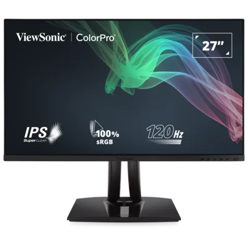 Viewsonic VP2756A-2K 27" 120Hz 2K QHD Pantone Validated 100% sRGB Factory Pre-Calibrated Monitor with 90W USB-C