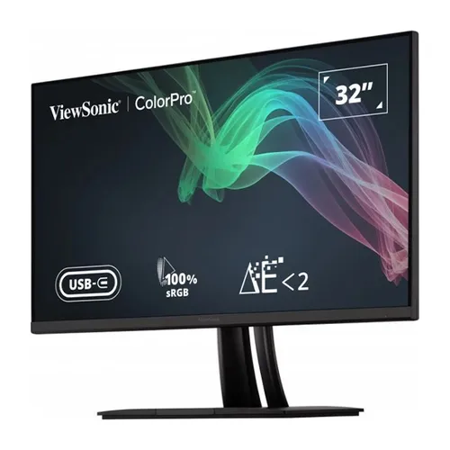 ViewSonic VP3256-4K ColorPro 32-inch 4K UHD Pantone Validated sRGB & Factory Pre-Calibrated Monitor