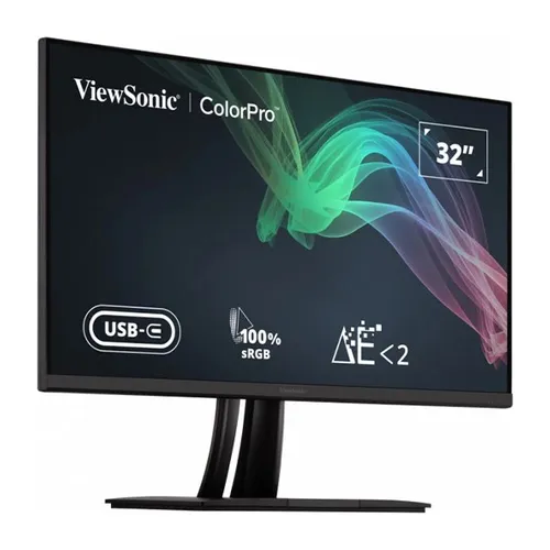 ViewSonic VP3256-4K ColorPro 32-inch 4K UHD Pantone Validated sRGB & Factory Pre-Calibrated Monitor