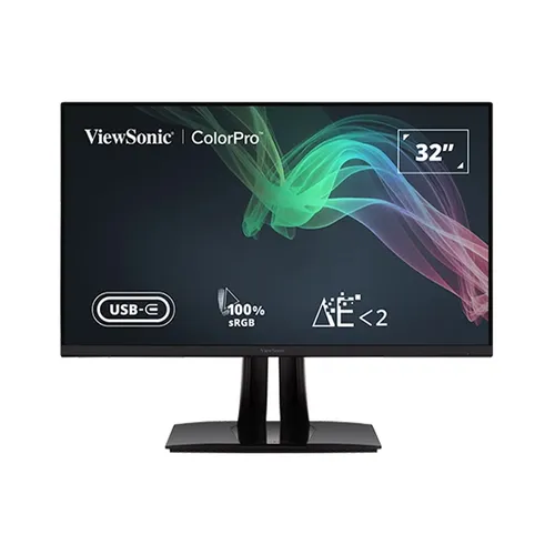 ViewSonic VP3256-4K ColorPro 32-inch 4K UHD Pantone Validated sRGB & Factory Pre-Calibrated Monitor