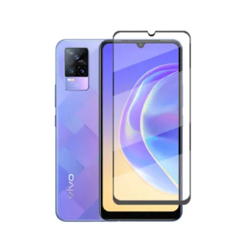 Vivo V21e Full Glue Tempered Glass Screen Protector