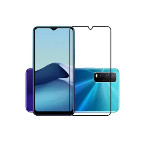 Vivo Y20s Full Glue Tempered Glass Screen Protector