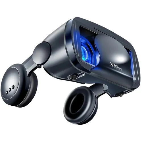 VRG VRG PR0+ VR Headset Theater Version VR Virtual Reality Box for Smartphones with Built-in Headphones